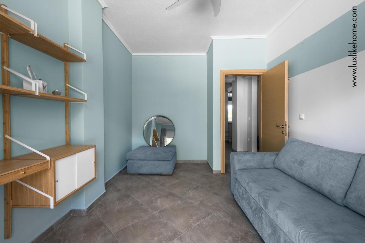 #Luxlikehome - Mediterranee Beachfront Summer House Kalyves Polygyrou Екстер'єр фото
